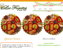 Tablet Screenshot of losfoquitos.com